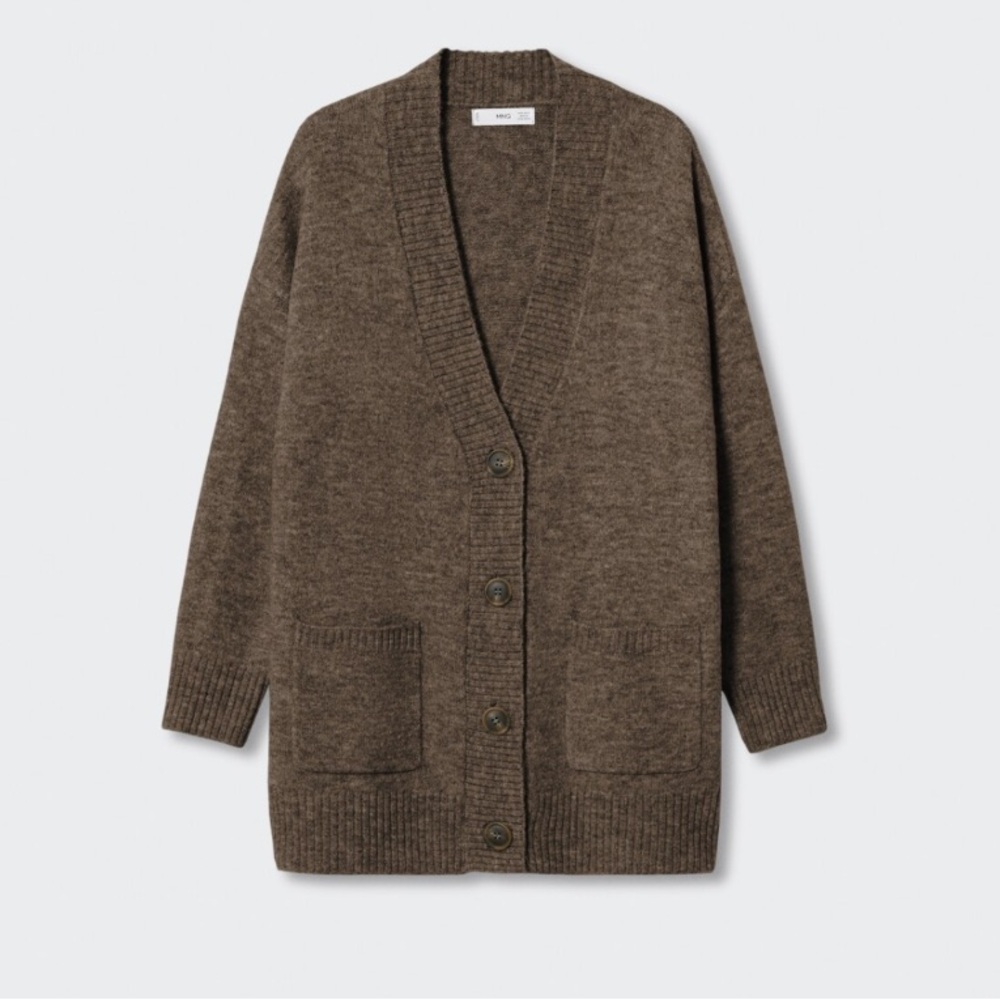 Mango Oversized cardigan with buttons